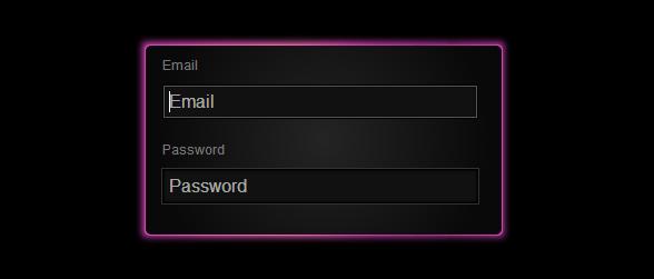 css3-golden-shine-login-form