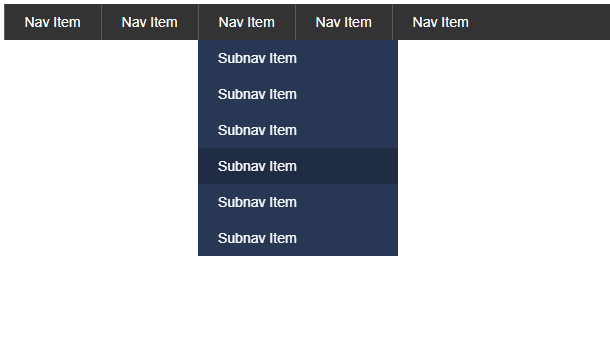 pure-css3-dropdown-menu