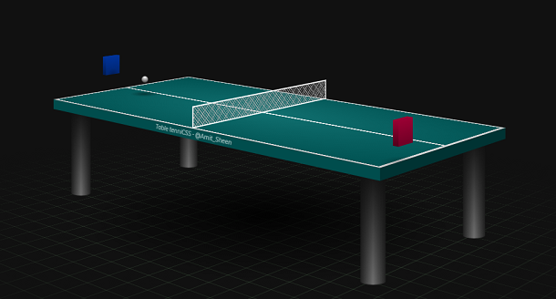 pure-css3-table-tennis