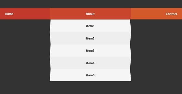 css3-3d-paper-menu