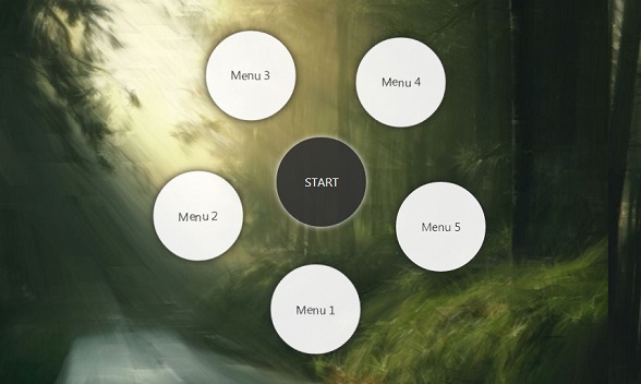 html5-css3-circle-menu