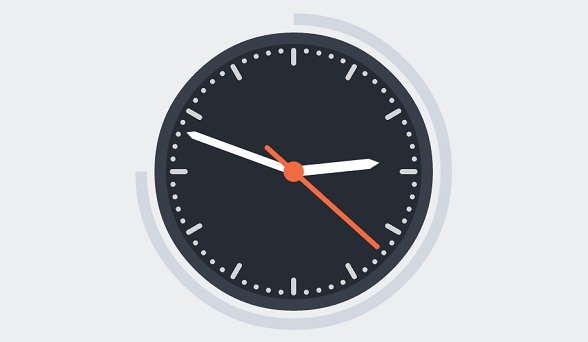 pure-css3-clock