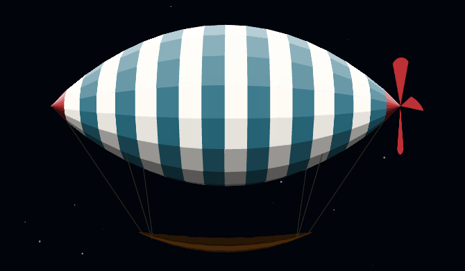 pure-css3-3d-air-ship