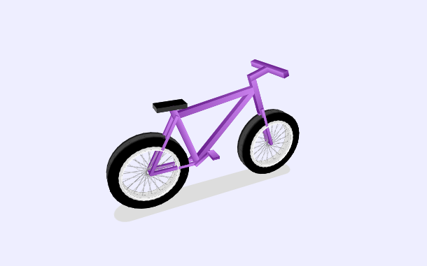 pure-css3-3d-bike