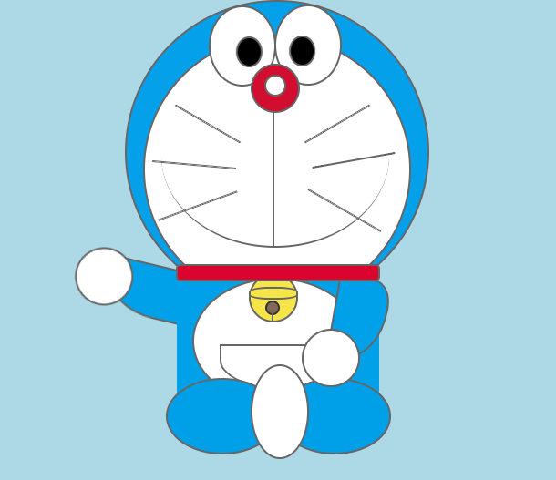 pure-css3-wave-doraemon