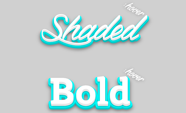 svg-css3-3d-shaded-text