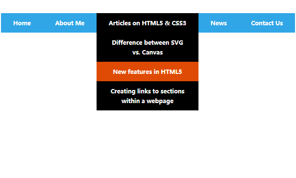 html5-css3-hor-drop-menu